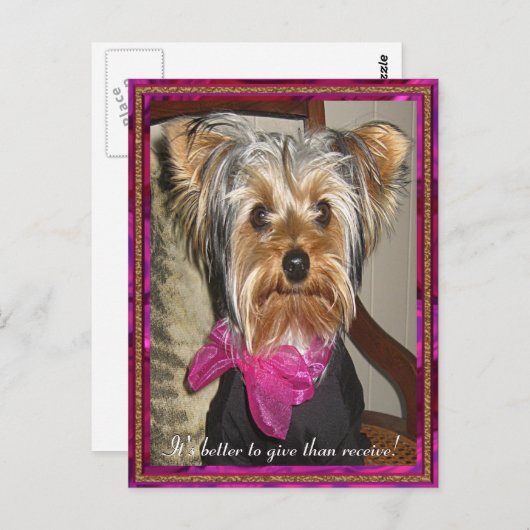 Het perfecte cadeau briefkaart (Voorkant / Achterkant)