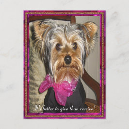 Het perfecte cadeau briefkaart