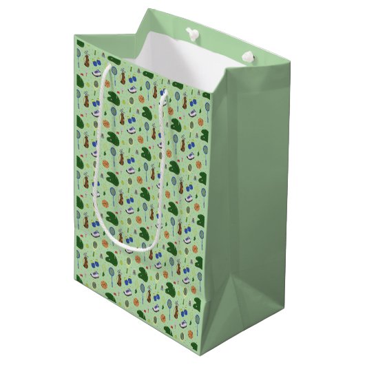 Het Perfecte Cadeau – Golfcadeautas Medium Cadeauzakje (Voorkant Gekanteld)