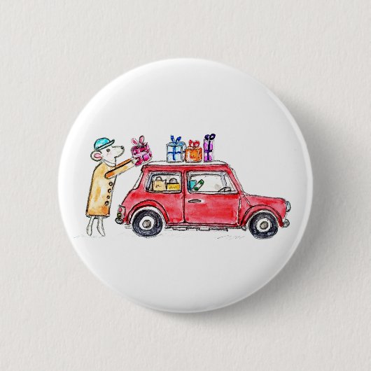 Het Perfecte Cadeau Ronde Button 5,7 Cm (Voorkant)