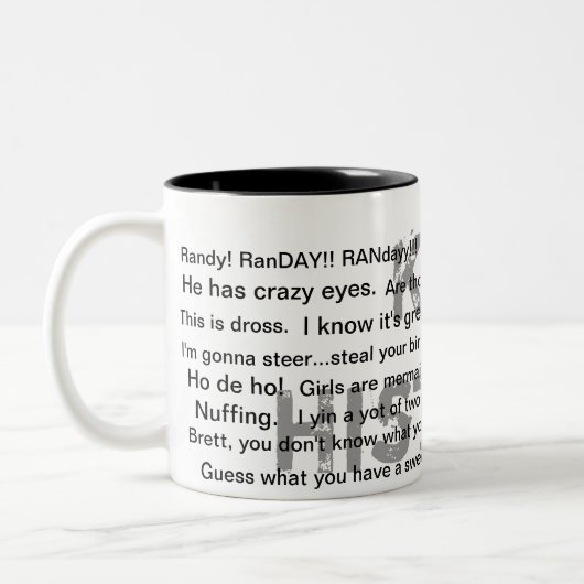 Het perfecte Cadeau Tweekleurige Koffiemok (Links)