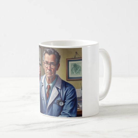 Het perfecte cadeau voor dokters - Koffie Mok (Voorkant rechts)