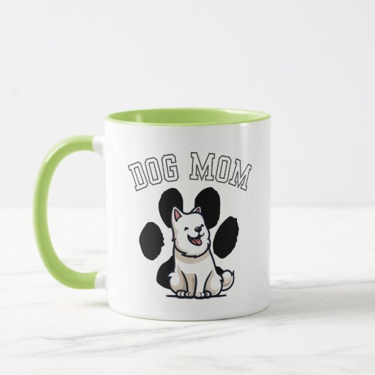 Het perfecte cadeau voor een hondenmoeder! 11oz ke mok (Links)