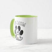 Het perfecte cadeau voor een hondenmoeder! 11oz ke mok (Voorkant links)