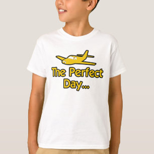 Het Perfecte Dag Vliegtuig T-shirt