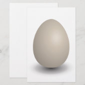 het perfecte ei briefpapier (Voorkant / Achterkant)