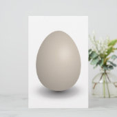 het perfecte ei briefpapier (Staand voorkant)