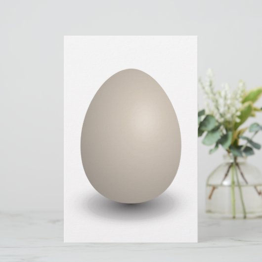 het perfecte ei briefpapier (Staand voorkant)