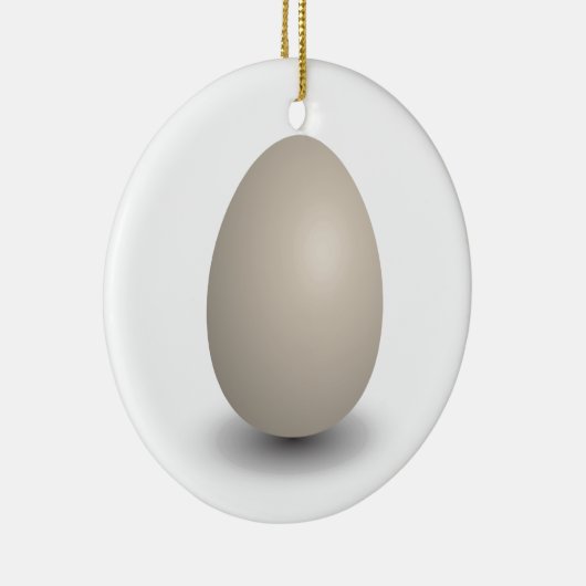het perfecte ei keramisch ornament (Rechts)