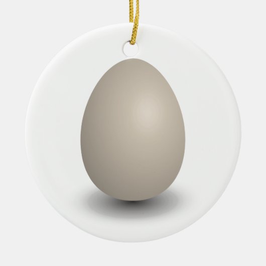 het perfecte ei keramisch ornament (Voorkant)