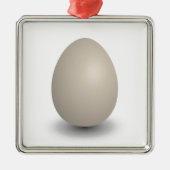 het perfecte ei metalen ornament (Voorkant)