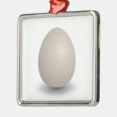 het perfecte ei metalen ornament (Links)