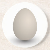 het perfecte ei zandsteen onderzetter (Voorkant)