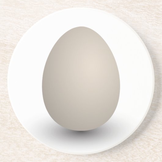 het perfecte ei zandsteen onderzetter (Voorkant)