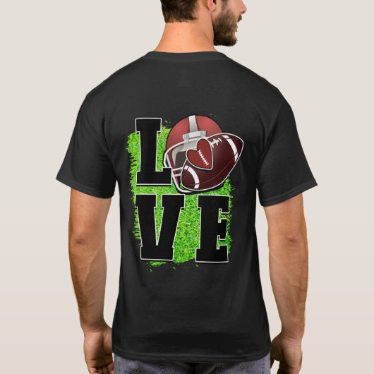 Het perfecte football shirt. t-shirt (Achterkant)