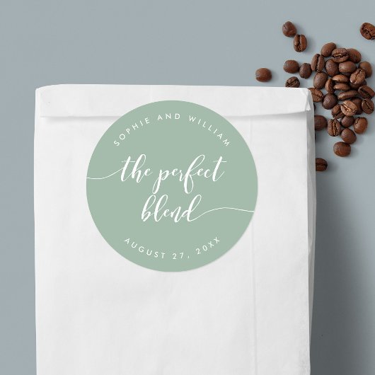 Het perfecte gemengde overvloeien van de Aangepast Ronde Sticker