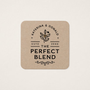 Het perfecte gemengde Premium Kraft Pack van 100 L Vierkante Visitekaartjes