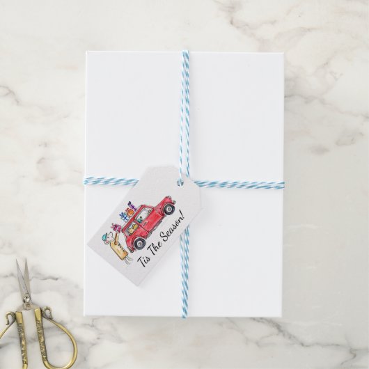 Het Perfecte Geschenk Cadeaulabel (Met Touw)
