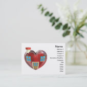 Het perfecte huisconcept visitekaartje (Staand voorkant)