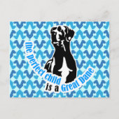 Het perfecte kind is een geweldige dane briefkaart (Voorkant)