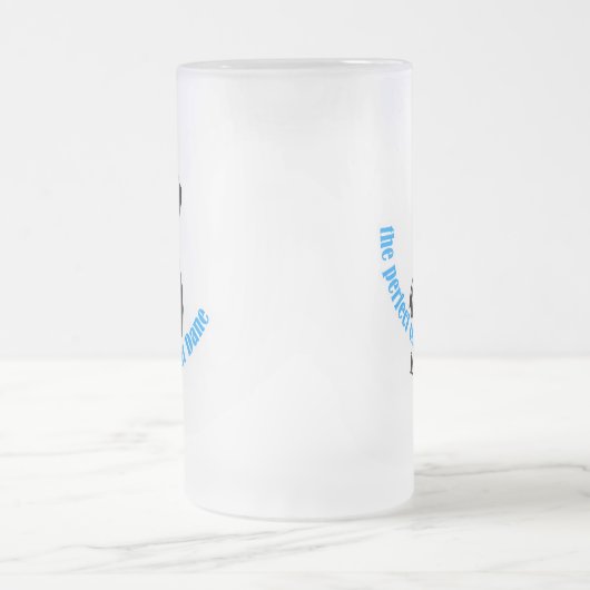 Het perfecte kind is een geweldige dane matglas bierpul (Center)