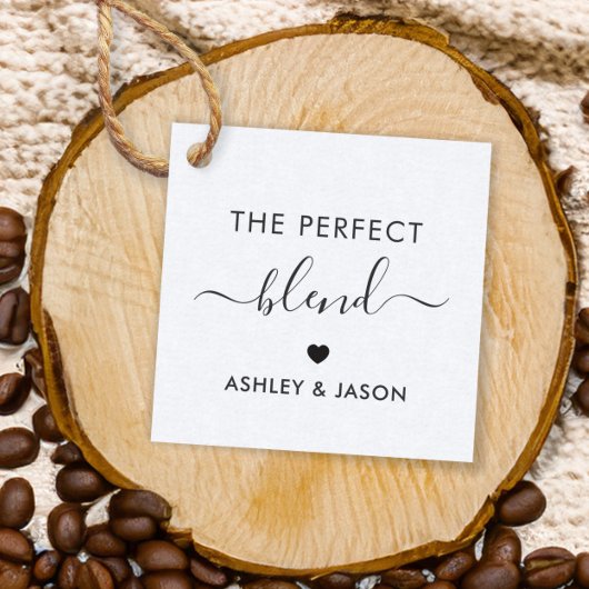 Het perfecte Label van de mengelingskoffie, Huweli
