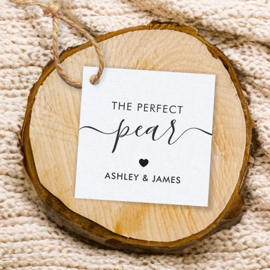 Het perfecte Label voor de peren, het bruiloft Lab