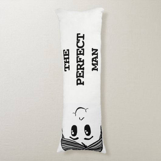 Het perfecte Man - BODY PILLOW Lichaamskussen (Voorkant Verticaal)