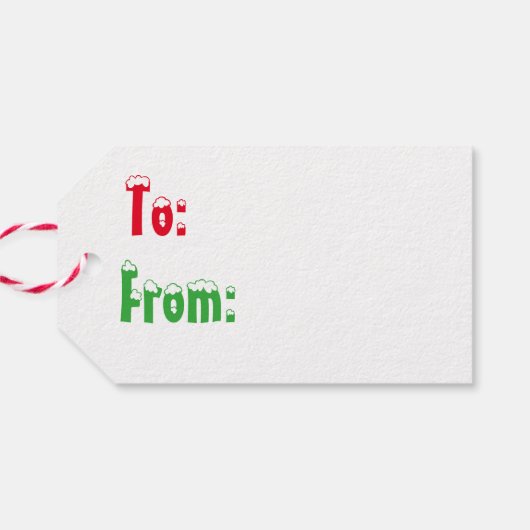 Het perfecte Man Cadeaulabel (Achterkant Horizontaal)