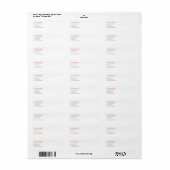 Het perfecte Man Etiket (Full Sheet)