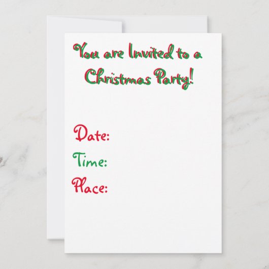 Het perfecte Man Kaart (Achterkant)