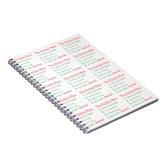Het perfecte Man-notitieboek Notitieboek (Rechterzijde)