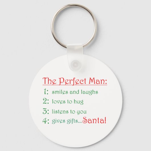 Het perfecte Man - sleutelhanger (Voorkant)