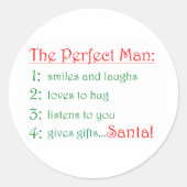 Het perfecte Man - stickers (Voorkant)