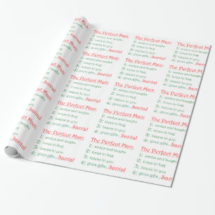 Het perfecte man-Verpakkend document Cadeaupapier