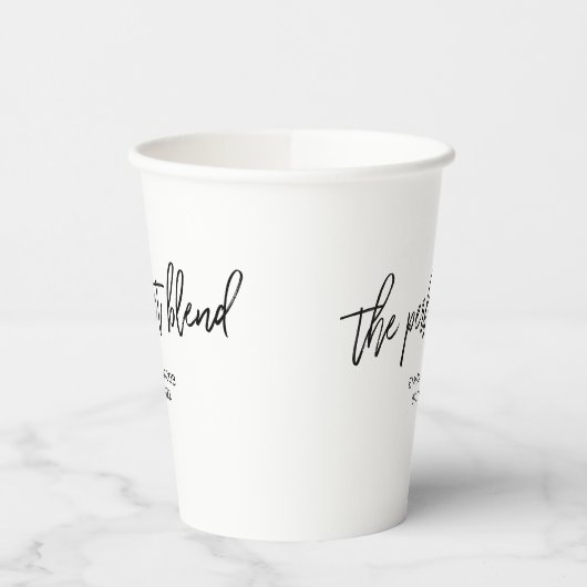 Het perfecte mengsel, thee of koffie papieren bekers (Links)