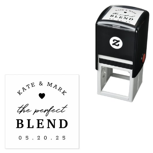 Het perfecte mengsel trouwgeschenk  zelfinktende stempel (In situ)