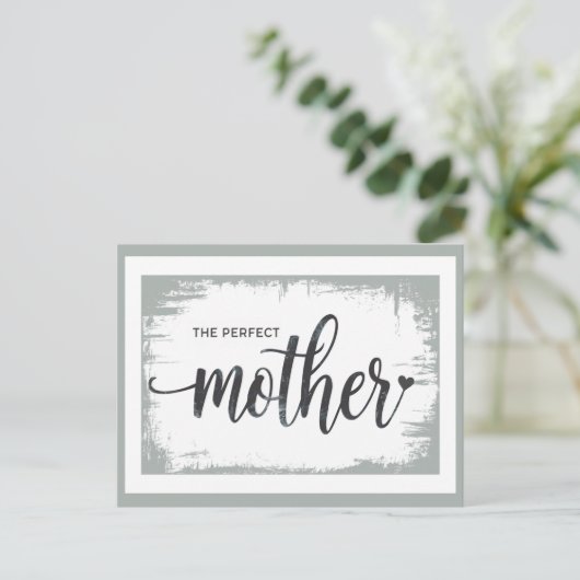 Het perfecte moeder Briefkaart voor mama (Staand voorkant)