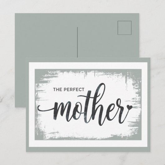 Het perfecte moeder Briefkaart voor mama (Voorkant / Achterkant)