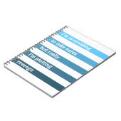 Het perfecte notitieboek om mensen eruit te halen. (Linkerzijde)