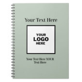 Het perfecte notitieboek Sage Green Wedding (Voorkant)