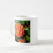 Het perfecte Oranje Bloom Koffiemok (Voorkant links)