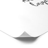 Het perfecte paar pizza en bier welkom bord poster (Hoek)