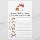 Het perfecte paar Vrijgezellenfeest emoji pictiona (Voorkant)