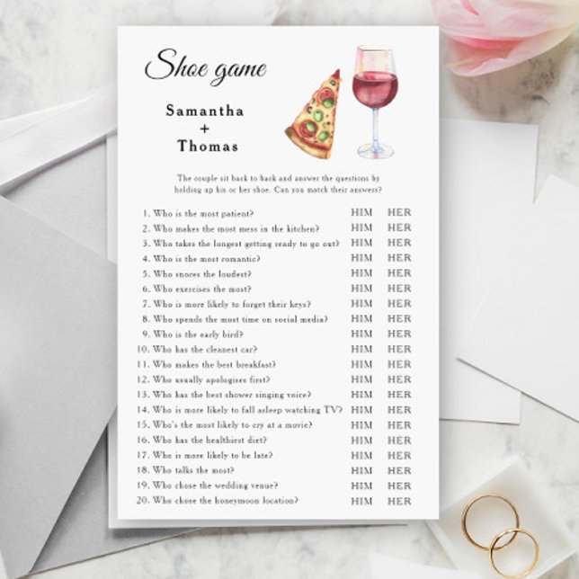 Het perfecte paar vrijgezellenfeest Schoenenspel (Creator heeft geüpload)