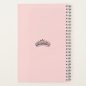 Het Perfecte Pageant Notitieboek | Roze Roze Glans (Achterkant)