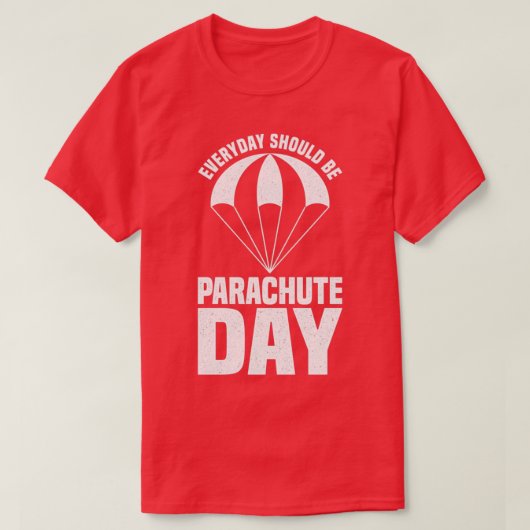 Het perfecte Parachuting Citaat van het Ontwerp el T-shirt (Design voorkant)