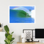 Het perfecte Poster van de Golf surfen (Thuiskantoor)
