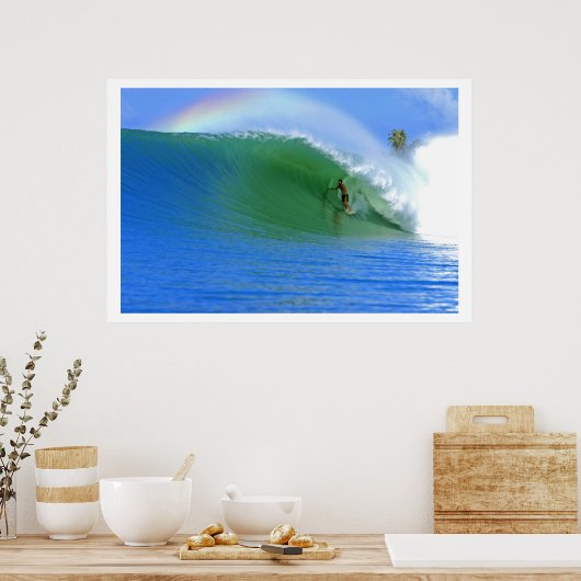 Het perfecte Poster van de Golf surfen (Keuken)