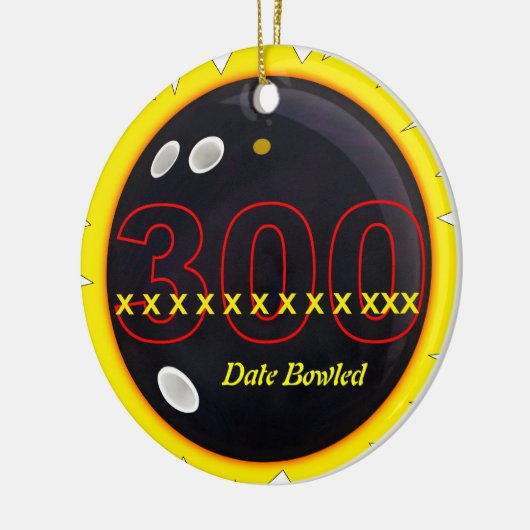 Het perfecte spel keramisch ornament (Links)